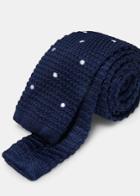 Mango Man Mango Man Polka-dot Pattern Knit Tie