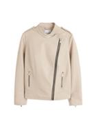 Violeta By Mango Violeta By Mango  Asymmetric Zip Jacket