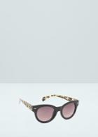 Mango Mango Contrast Arm Sunglasses