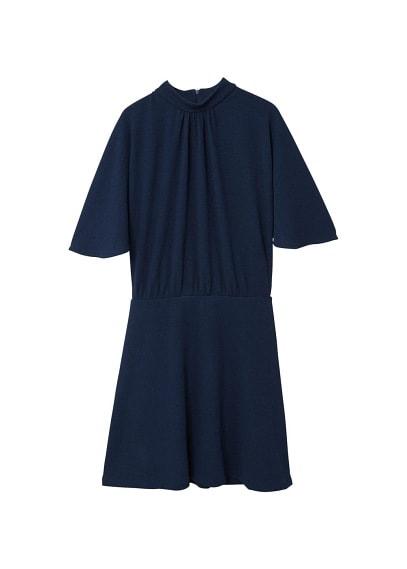 Mango Mango Textured Skater Dress