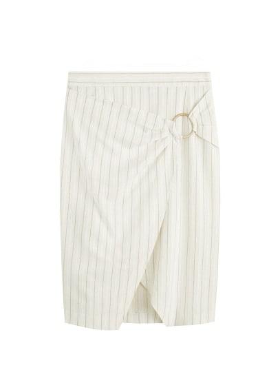 Violeta By Mango Violeta By Mango Striped Ring Skirt