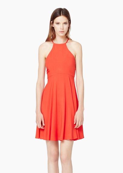Mango Mango Halter Neck Dress