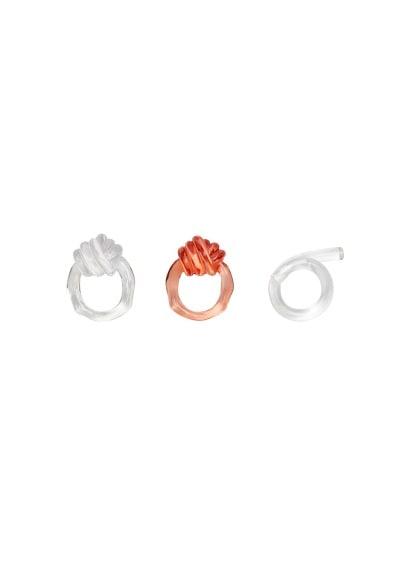 Mango Mango Resin Ring Set