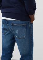 Mango Man Mango Man Straight-fit Medium Wash Brett Jeans