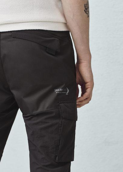 Mango Man Mango Man Technical Fabric Cargo Trousers