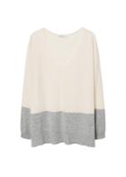 Violeta By Mango Violeta By Mango Contrasting Cashmere Sweater