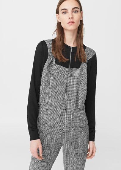 Mango Mango Long Chest-pocket Jumpsuit