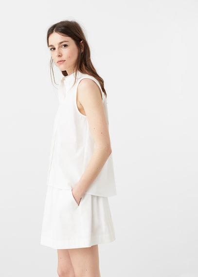Mango Mango Poplin Skirt