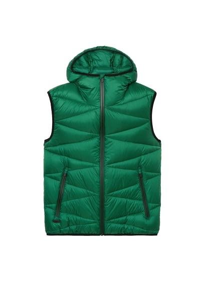 Mango Man Mango Man Hooded Feather Down Gilet