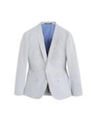 Mango Man Mango Man Seersucker Effect Suit Blazer