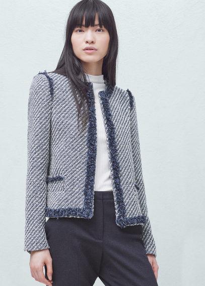 Mango Mango Trim Cotton Jacket