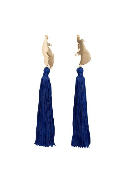 Mango Mango Fringed Metallic Earring
