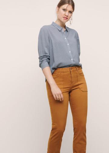 Violeta By Mango Violeta By Mango Slim-fit Caramelo Jeans