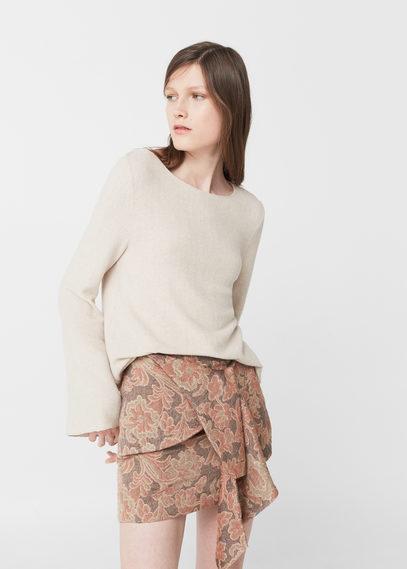 Mango Mango Knot Jacquard Skirt