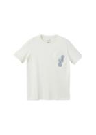 Mango Man Mango Man Embroidered Detail Cotton T-shirt