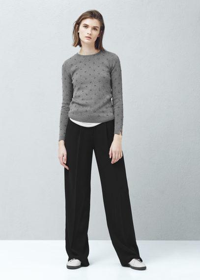 Mango Cotton Appliqus Sweater