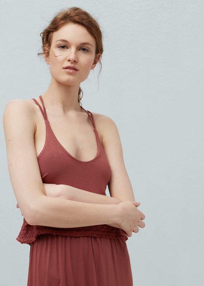 Mango Mango Ruffle Long Dress