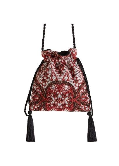 Mango Mango Tassel Bucket Bag