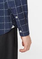 Mango Man Mango Man Slim-fit Checked Cotton Shirt