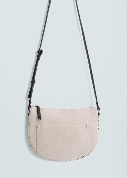 Mango Mango Jute Cross-body Bag