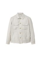 Mango Man Mango Man Thin Stripes Linen Jacket
