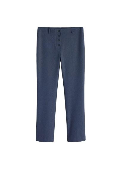 Mango Mango Buttons Suit Trousers