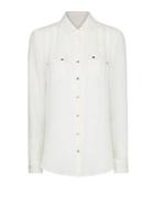 Mango Pockets Chiffon Shirt