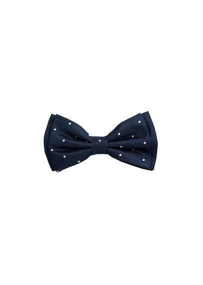 Mango Man Mango Man Silk Polka-dot Patterned Bow Tie