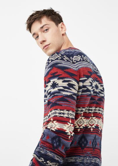 Mango Man Mango Man Jacquard Sweater
