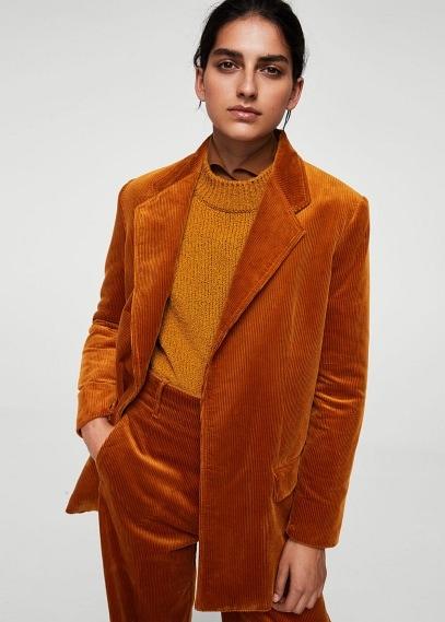 Mango Mango Corduroy Blazer