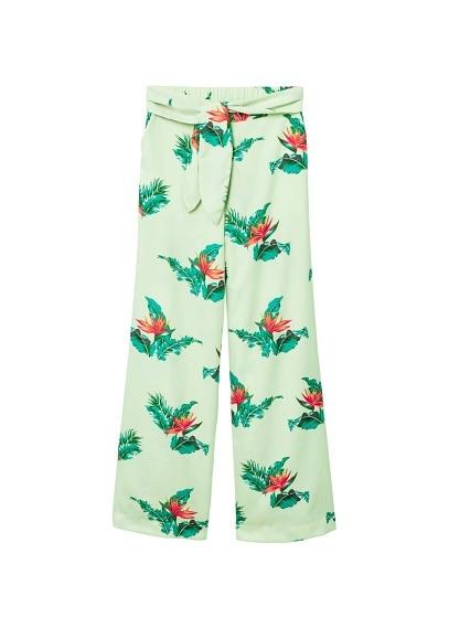 Mango Mango Bow Printed Trouser