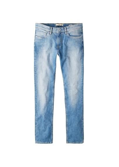 Mango Man Mango Man Slim-fit Faded Medium Wash Jan Jeans