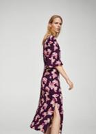 Mango Mango Butterfly Print Dress