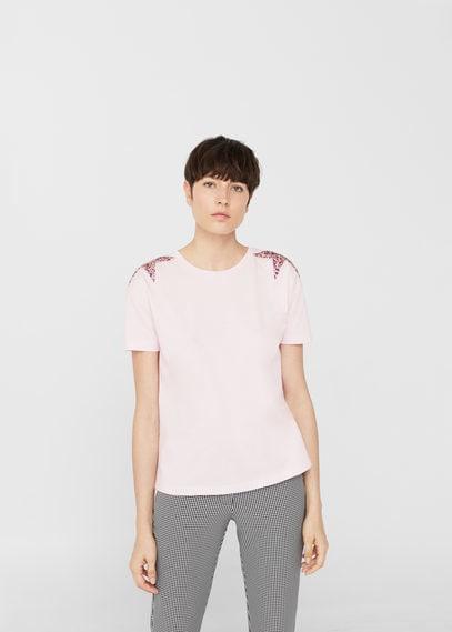 Mango Mango Sequin Star T-shirt