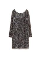 Violeta By Mango Violeta By Mango Scoop-back Sequin Dress
