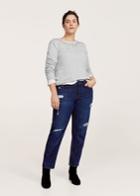 Violeta By Mango Violeta By Mango Pearls Rhinestone Sweater