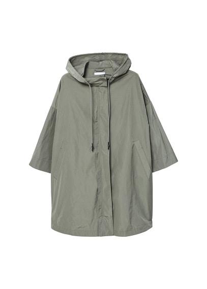 Mango Mango Hooded Water-repellent Parka