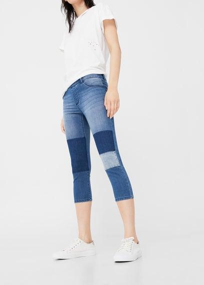 Mango Mango Patch Slim-fit Jeans