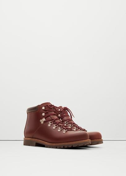 Mango Man Mango Man Leather Hiker Boots