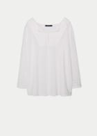 Violeta By Mango Cotton Modal-blend Blouse