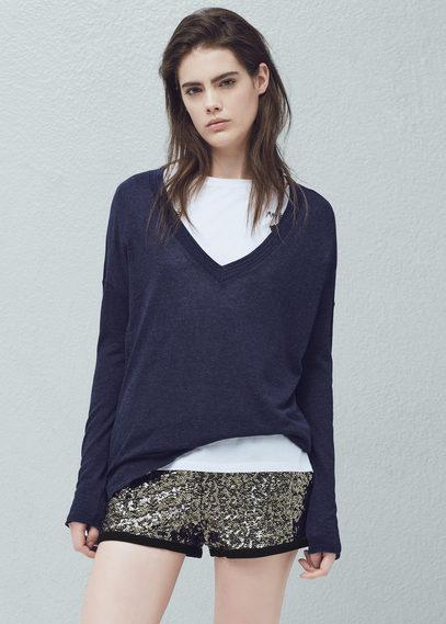 Mango Mango Fine-knit T Shirt