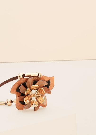 Violeta By Mango Violeta By Mango Flower Appliqu Necklace