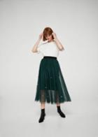 Mango Mango Bead Tulle Skirt