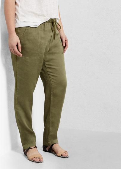 Violeta By Mango Baggy Soft Trousers