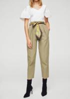 Mango Mango Scarf Belt Trousers