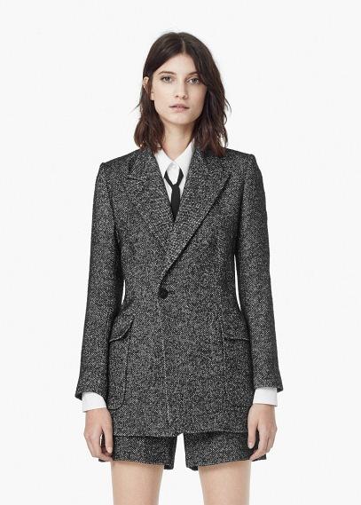 Mango Mango Wool-blend Lapel Jacket