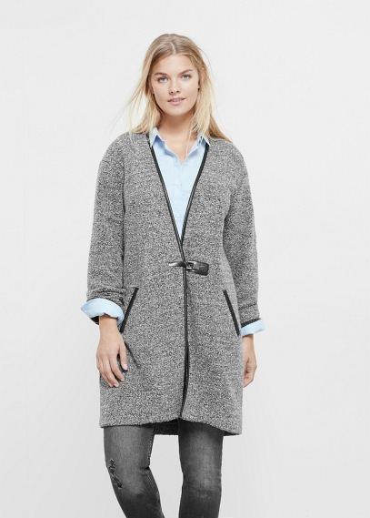 Violeta By Mango Violeta By Mango Buckle Wool Coat