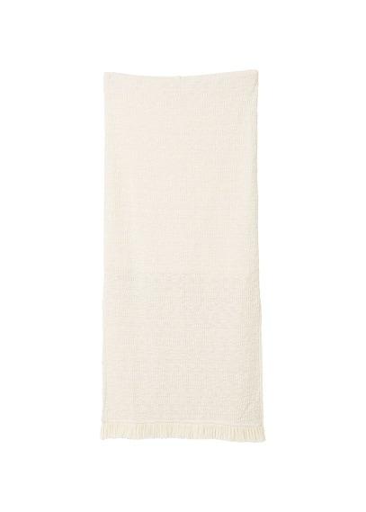 Mango Mango Fringed Detail Knitted Skirt
