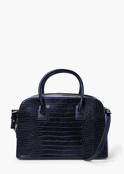 Mango Mango Croc-effect Tote Bag