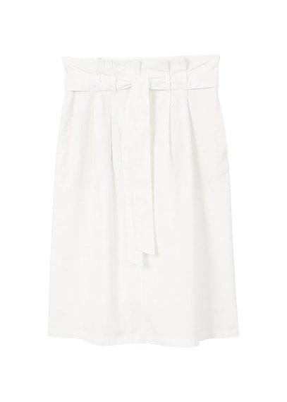 Mango Mango Bow Cotton Skirt